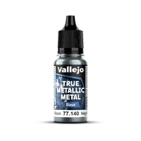 Vallejo True Metallic Metal: Base - Obsidian Black 18 ml