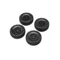 Axial 1.0 Black Rhino Primm & Falken M/T Tyres, 4pcs, SCX24 AXI-1538