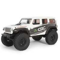 Axial SCX24 2019 Jeep Wrangler JLU CRC 1/24 Crawler RTR, White, AXI00002V2T1