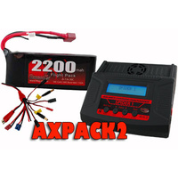 AXIAL PACK SPIDER 1 MAX & RCBAT6SC2400