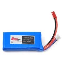 ARES  1200MAH 2-CELL/2S 7.4V 25C LIPO BATTERY. JST CONNECTOR:  ETHO