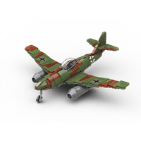 Build Army Messerschmitt Me 262 WWII German Fighter Jet Model Brick Kit BA0262