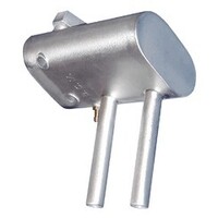 BCM Pitts muffler for the older ASP/SC .91/1.08. This muffler is for the older engines with 34mm between the exhaust fixing hole centres.
