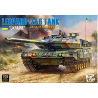 BORDER MODEL 1/35 LEOPARD 2A6 "UKRAINE" PLASTIC MODEL KIT BDM-BT031