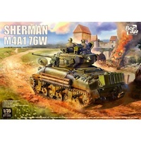 BORDER MODEL 1/35 SHERMAN M4A1 76W PLASTIC MODEL KIT BDM-BT046