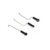 Blade Servo Pushrod Set with ball link: 3pcs BLH3508