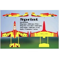 Boomerang Sprint V2 Red and Yellow