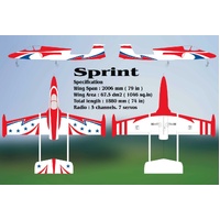 Boomerang Sprint V2 Red White and Blue