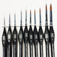 SMS Sable 10x BRUSH SET (Contains BRSH01-10) 