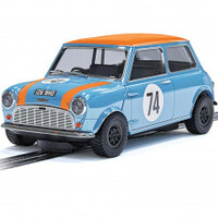 SCALEXTRIC AUSTIN MINI COOPER S - GULF EDITION – NICK RILEY & GABRIELE TARQUINI C4325