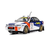 SCALEXTRIC 1/32 SUBARU IMPREZA - 1997 THAILAND RALLY SLOT CAR C4657