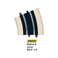 Scalextric RADIUS 4 CURVE 22. 5DGR C8235
