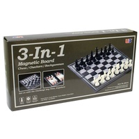 CHESS/CHECKERS 3-IN-1 MAGN CHS001783