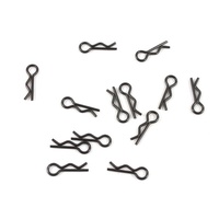 Carisma RC F14 EVO Body Clips (Black)