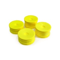 Carisma GT14B Neon Yellow Wheel set (4)  14678