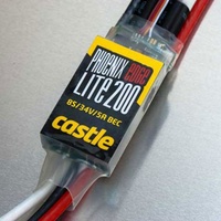 Castle Creations Phoenix Edge Lite 200A Brushless ESC, 34V w/5A BEC