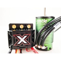 Castle Creations Monster X Brushless ESC, 2200KV Sensored Motor Combo, 1/8