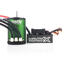 Castle Creations Mamba X Brushless ESC, 1406-7700Kv Motor, 25.2v Waterproof Combo