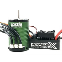 Castle Creations Mamba X SCT Pro Brushless ESC 1410-3800Kv, 25.2v Waterproof Combo
