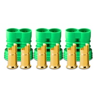 Castle Creations Polarized Bullet Connector 6.5mm, Female (3x)