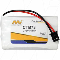 CORDLESS PHONE BATTERY 3.6V NIMH CTB73