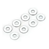 DUBRO 2107 2MM FLAT WASHERS (8 PCS PER PACK)