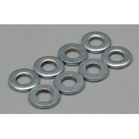 DUBRO 2108 2.5MM FLAT WASHERS (8 PCS PER PACK)