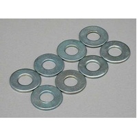 DUBRO 2110 4MM FLAT WASHERS (8 PCS PER PACK)