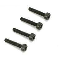 DUBRO 2124 3MM X 15 SOCKET HEAD CAP SCREWS (4 PCS PER PACK)