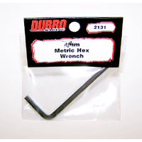 DUBRO 2131 4mm Metric Hex Wrench (1 Pc Per Pack)