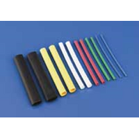 (DISCONTINUED USE DBR439) DUBRO 2148 1/4in DIA HEAT SHRNK TUBE YELLOW (4 PCS PER PACK)