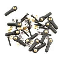 DUBRO 2263 4-40 HEAVY DUTY BALL LINKS (12 PCS PER PACK) (BLACK)
