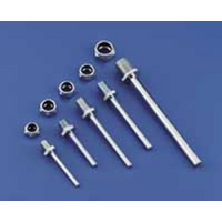 DUBRO 246 1-1/4in L X 1/8in DIA AXLE SHAFTS (2 PCS PER PACK) DBR246