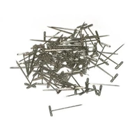DUBRO 252 NICKEL PLATED T-PINS 1in (100 PCS PER PACK) DBR252