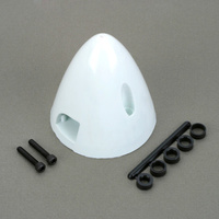 DUBRO 272 2in SPINNER, WHITE (1 PC PER PACK)