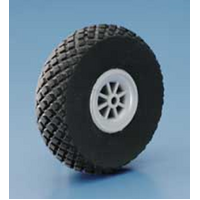 DUBRO 300DL 3in DIAMOND LITE WHEELS (76MM)  (1 PAIR PER CARD)