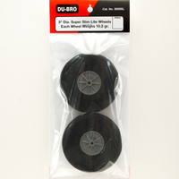 DUBRO 300SSL 3 INCH SUPER SLIM LITE WHEELS (PAIR) DBR300SSL