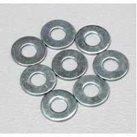 DUBRO 323 NO. 4 FLAT WASHER (8 PCS PER PACK) DBR323