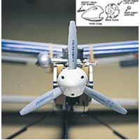 SPINNER 2" WHITE 3 BLADE DUBRO541