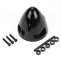 DUBRO 546 2-1/2 THREE BLADE SPINNER BLACK (1 PC PER PACK) DBR546