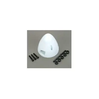 DUBRO 549 3in THREE BLADE SPINNER WHITE (1 PC PER PACK) DBR549