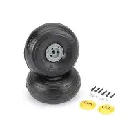 DUBRO 558TLC 1/3 SCALE TRED LGHT J3 WHEELS  (1 PAIR PER CARD)