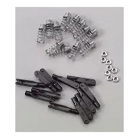 DUBRO 601 4-40 SPRING STEEL KWIK-LINKS (12 PCS PER PACK)