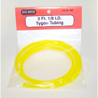 DUBRO 800 1/8in I.D. TYGON TUBING, GAS (3 FT PER PACK) DBR800