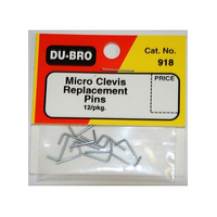 DUBRO 918 MICRO CLEVIS PINS (12 PCS PER PACK) DBR918