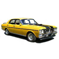 1:24 YELLOW XY GTHO PHASE III FORD DDA24815-1