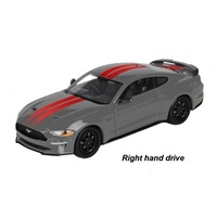 1:24 Matte Grey 2018 Ford Mustang GT DDA7-79352