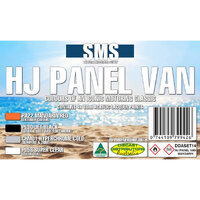 SCALE MODELLERS SUPPLY HOLDEN HJ PANEL VAN COLOUR SET 14 - MANDARIN RED DDASET14