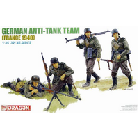 Dragon 1/35 German Anti-Tank Team (France 1940) Plastic Model Kit