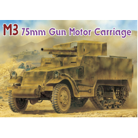 Dragon 1/35 M3 75mm Gun Motor Carriage Plastic Model Kit [6467]